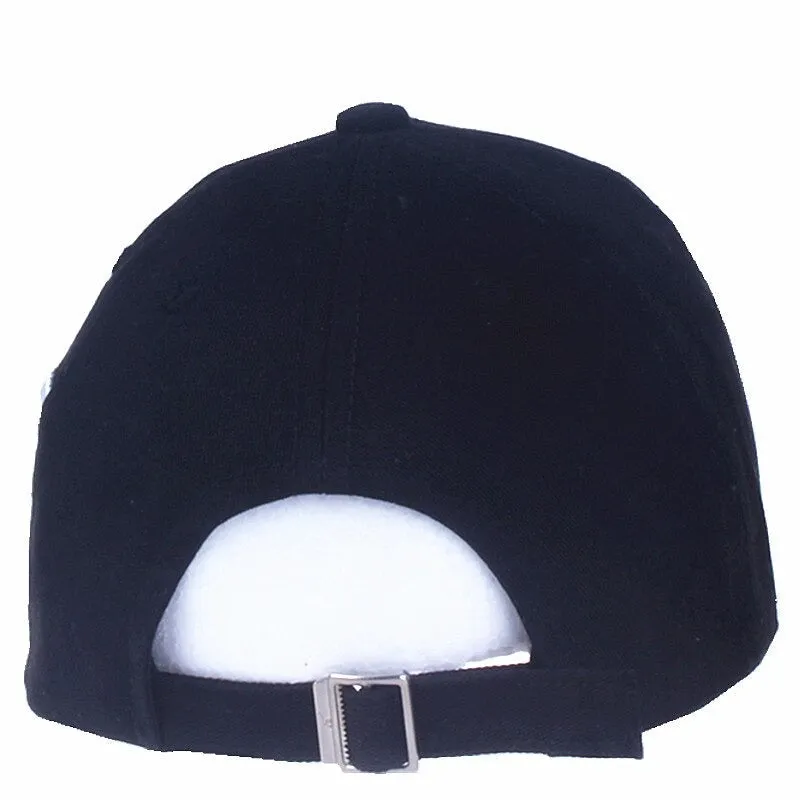 100% Cotton Letter Embroidered Casual Snapback Baseball Cap