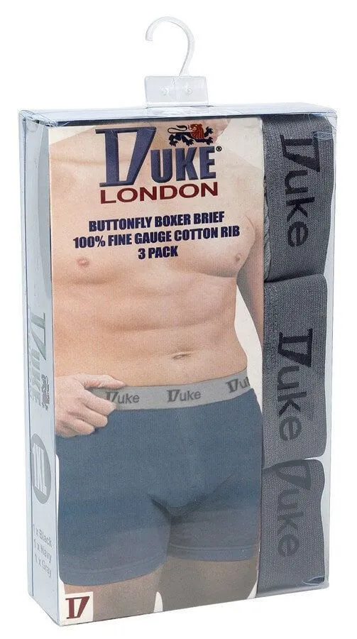 3 Pack Duke Kingsize Boxer Shorts for Men