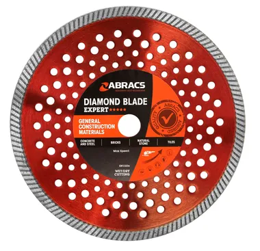 Abracs Diamond Blade - 350mm x 10mm x 25.4mm - 10mm Segment Height - 4,100 Max RPM - [ABR-ABDI35025M]