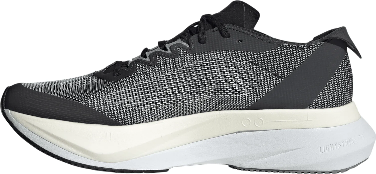 Adidas Women's Adizero Boston 12 Shoes in Core Black/Cloud White/Carbon