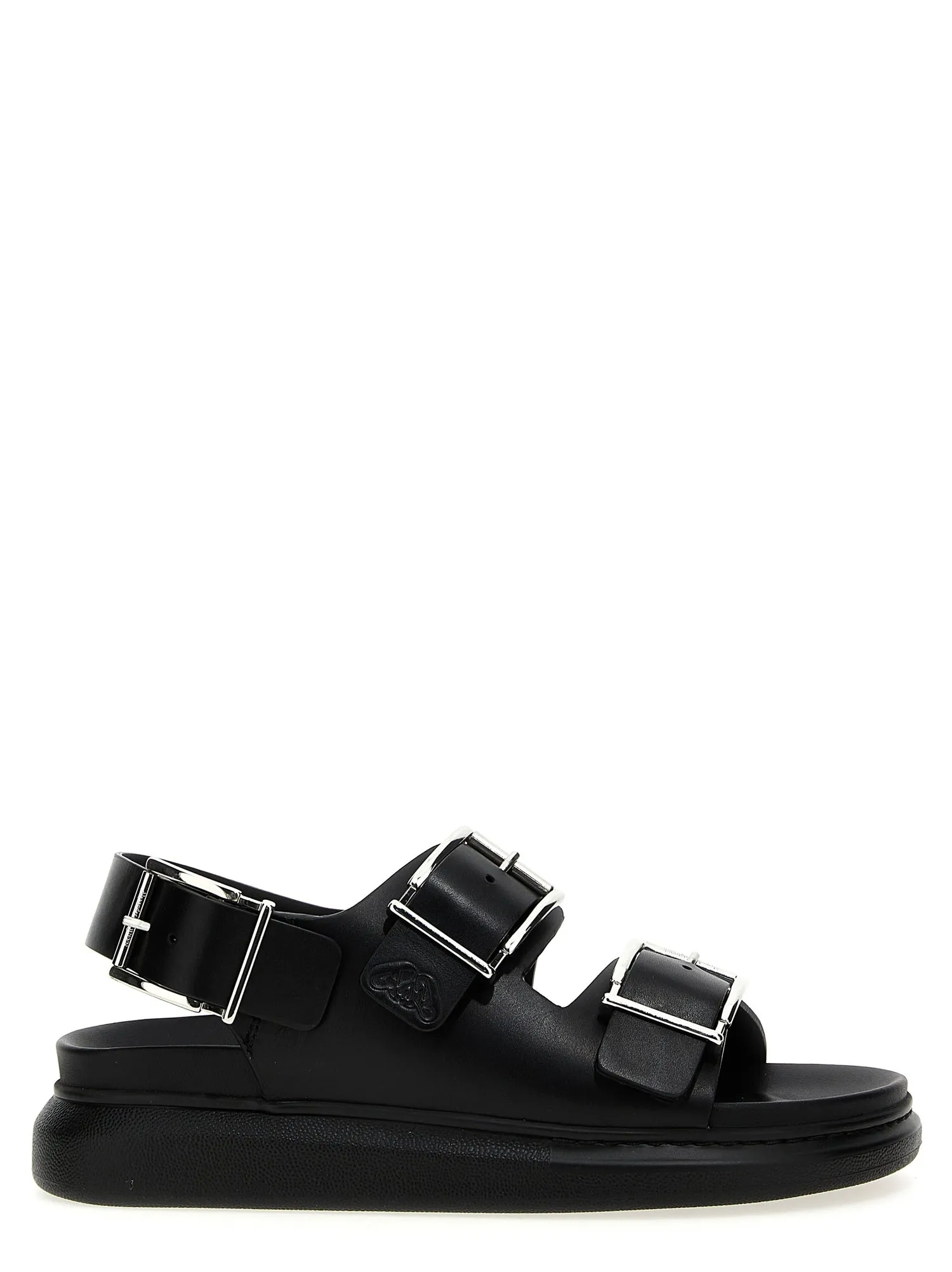 Alexander Mcqueen Buckle Leather Sandals