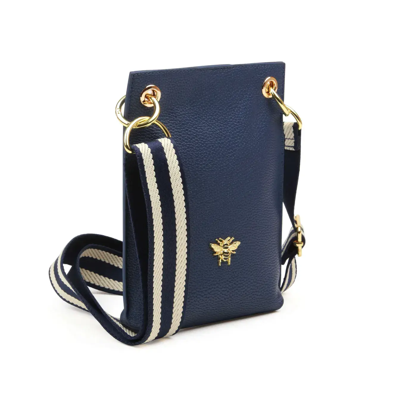 Navy Alice Wheeler Primrose Phone Cross Body Bag