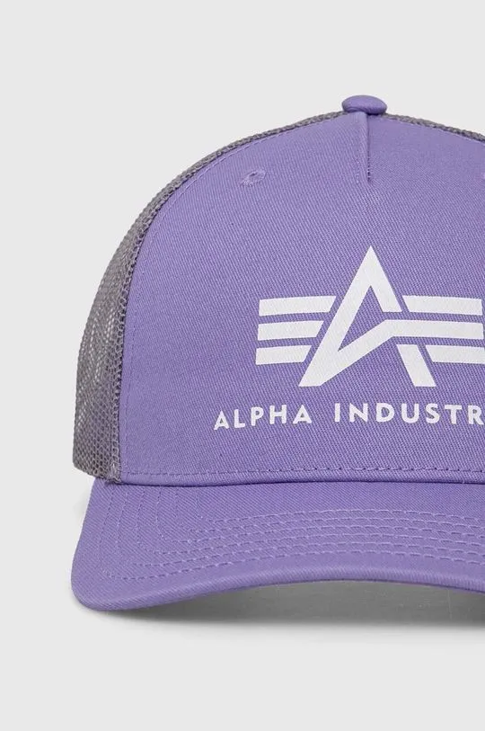 Alpha Industries black baseball cap