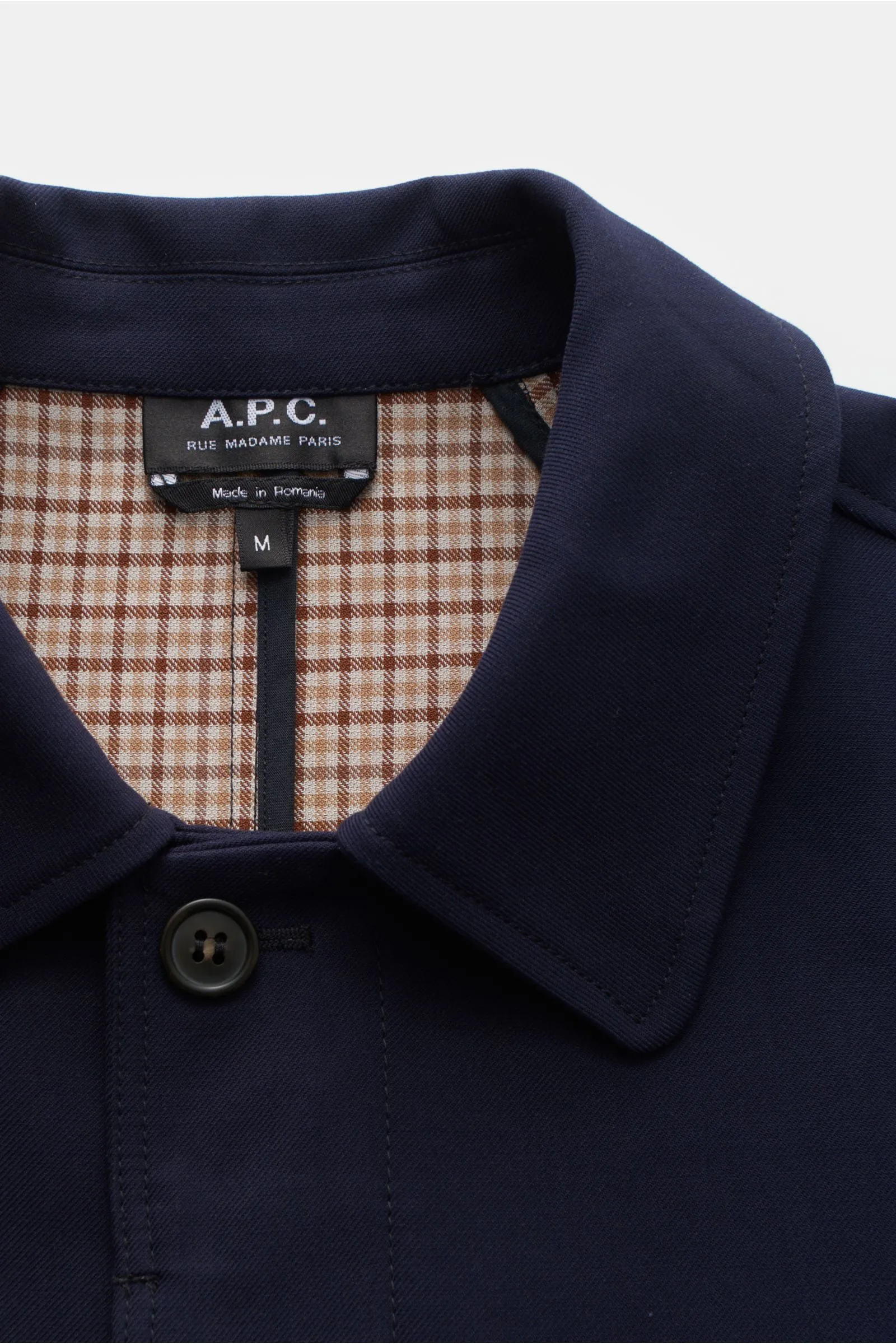 Navy A.P.C. Coat 'Phil'