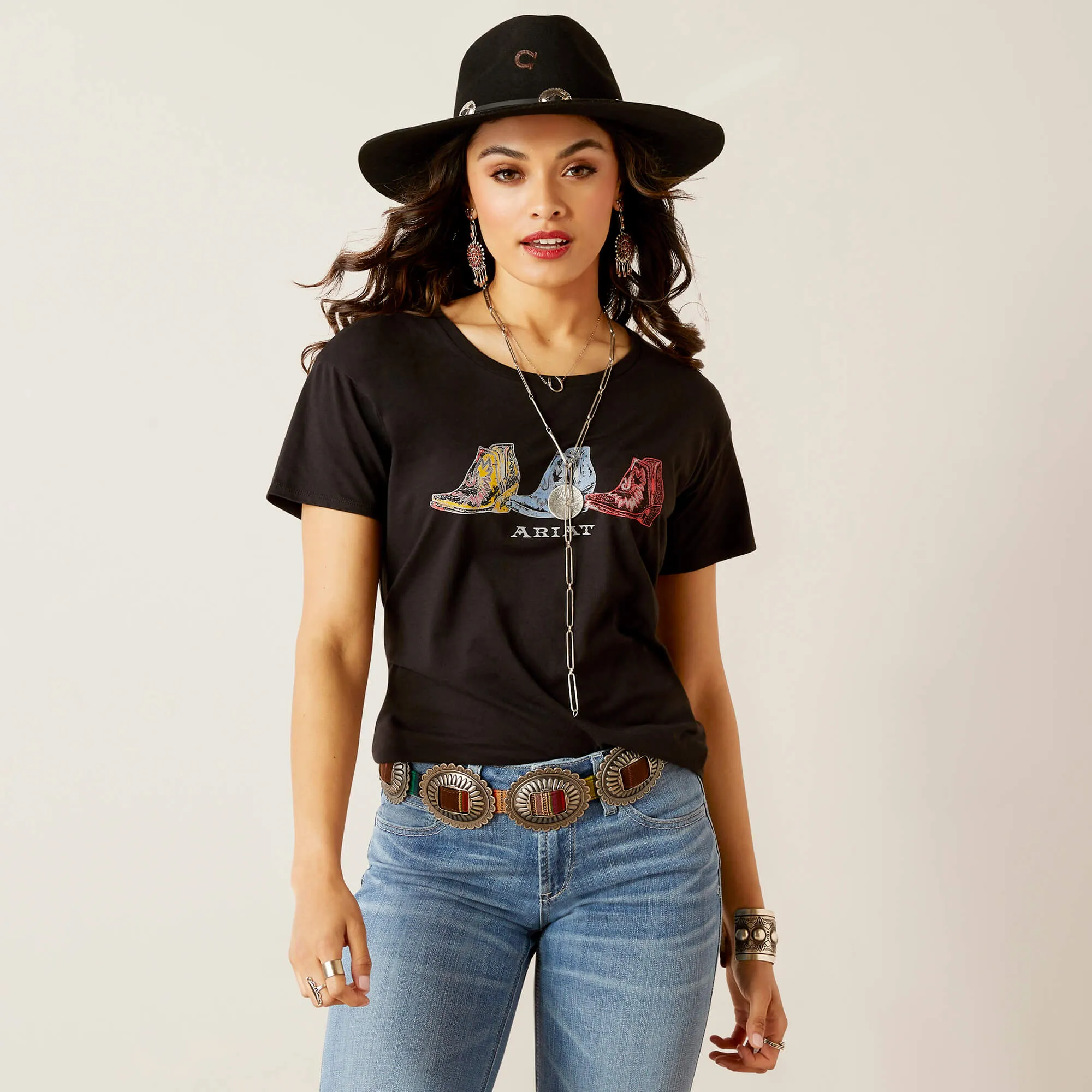 Ariat Women's Pop Boot T-Shirts #10047642