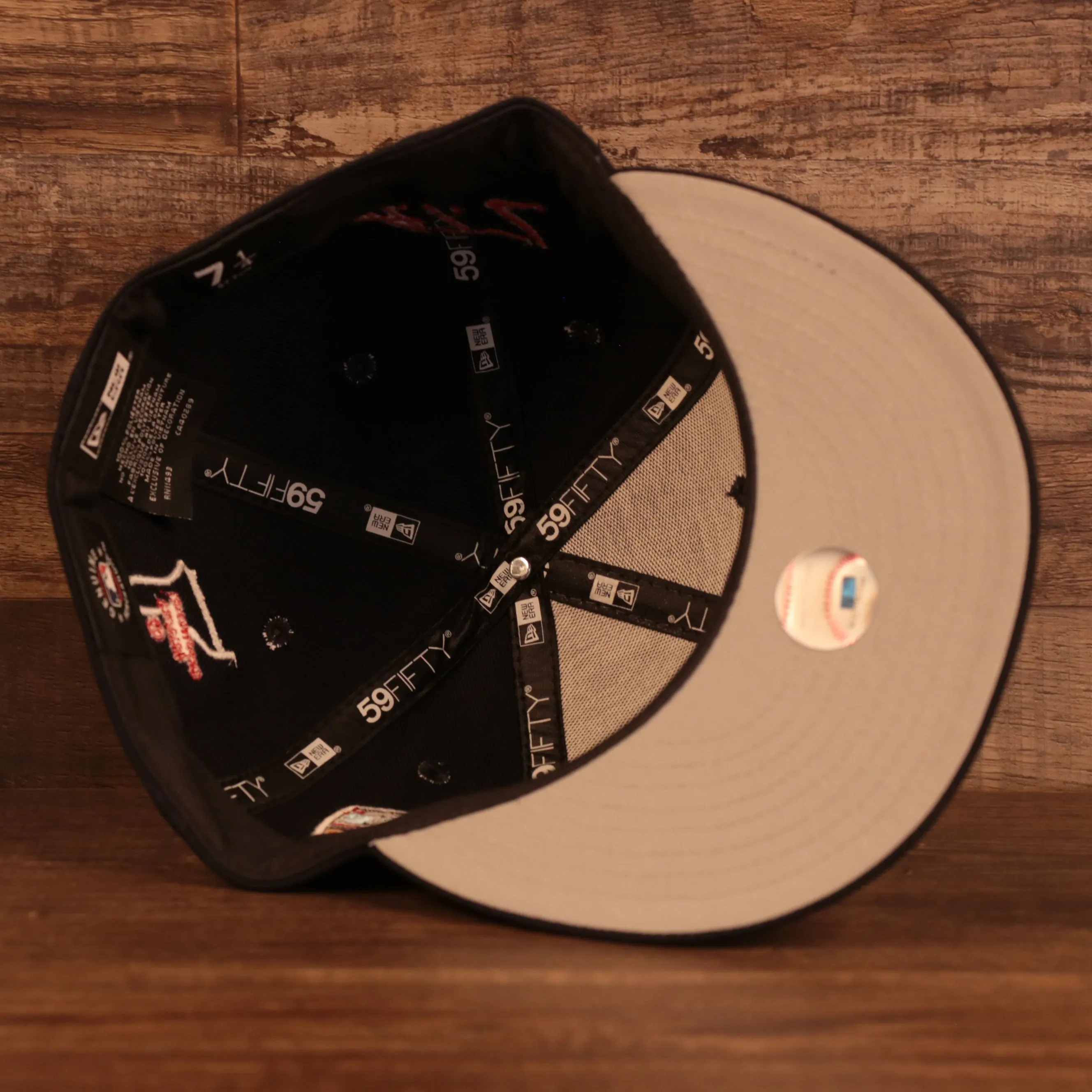 Atlanta Braves Transit Gray Bottom Fitted Cap