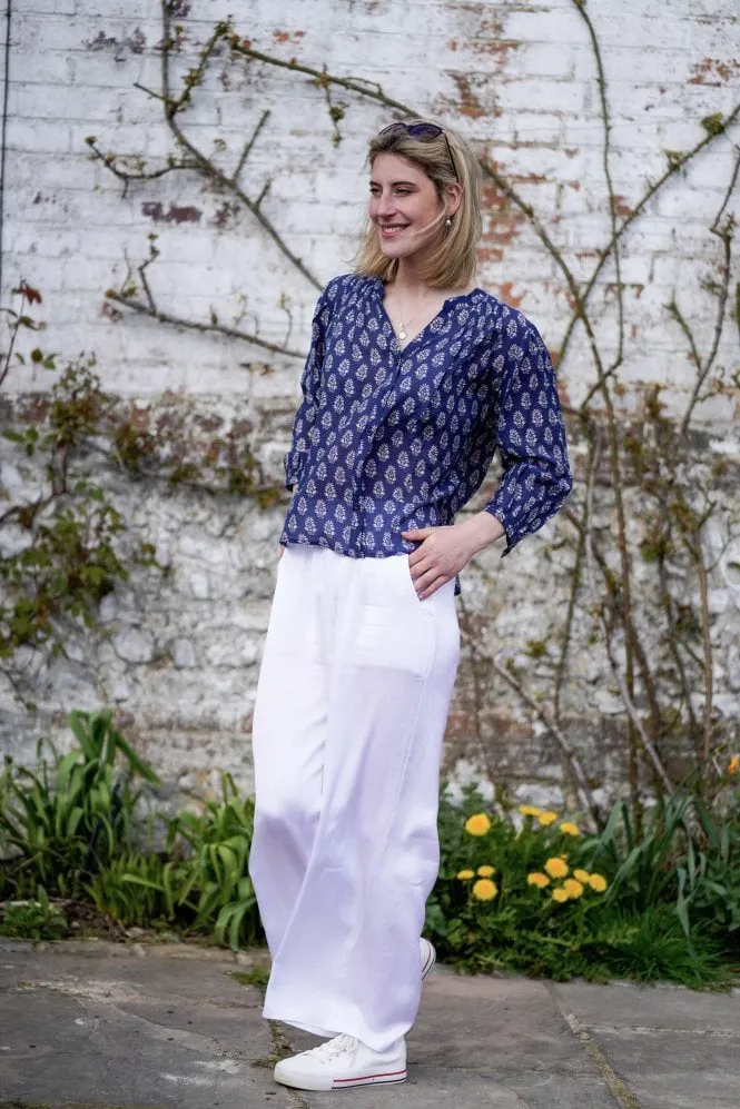 Bali Silk Satin Trousers