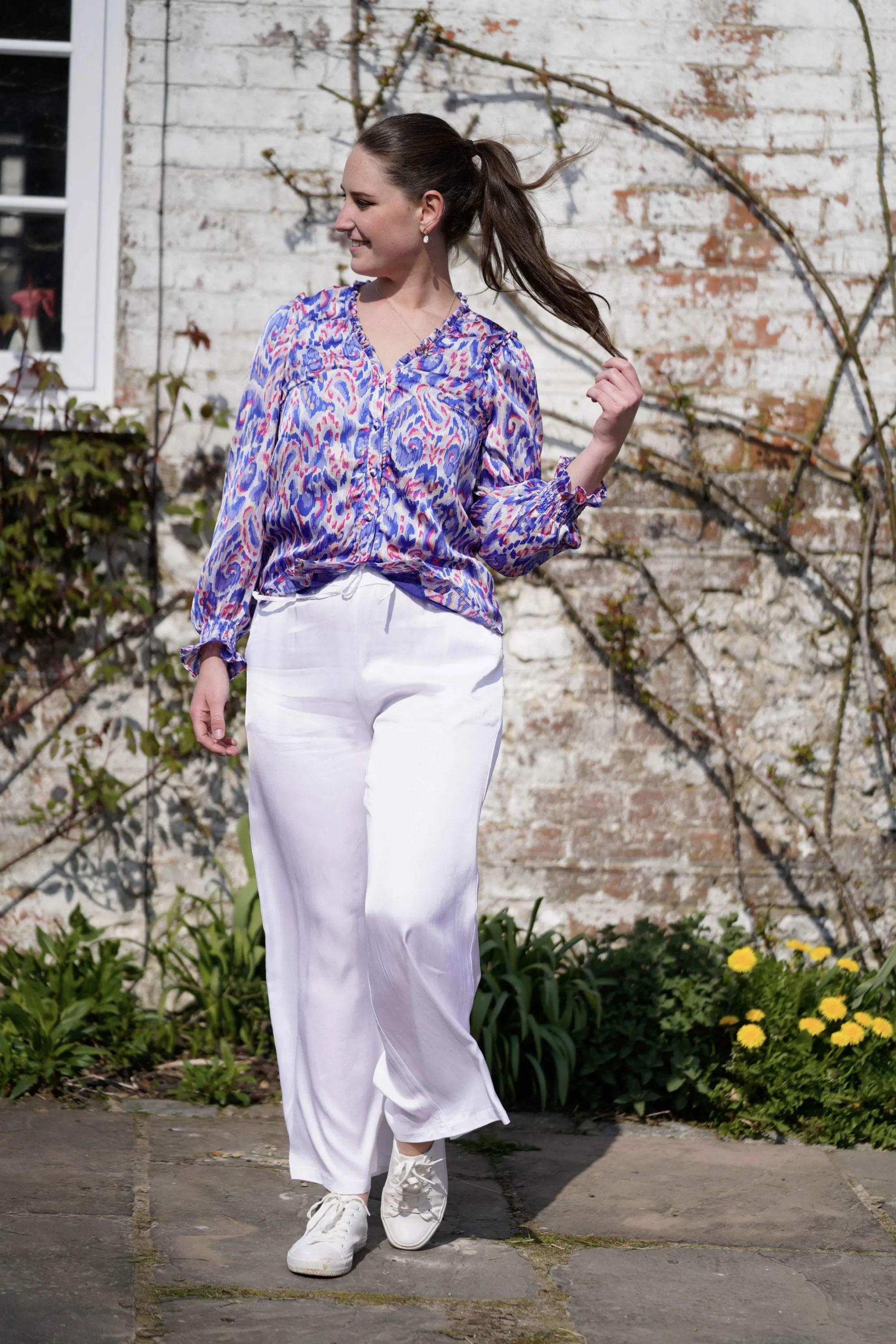 Bali Silk Satin Trousers