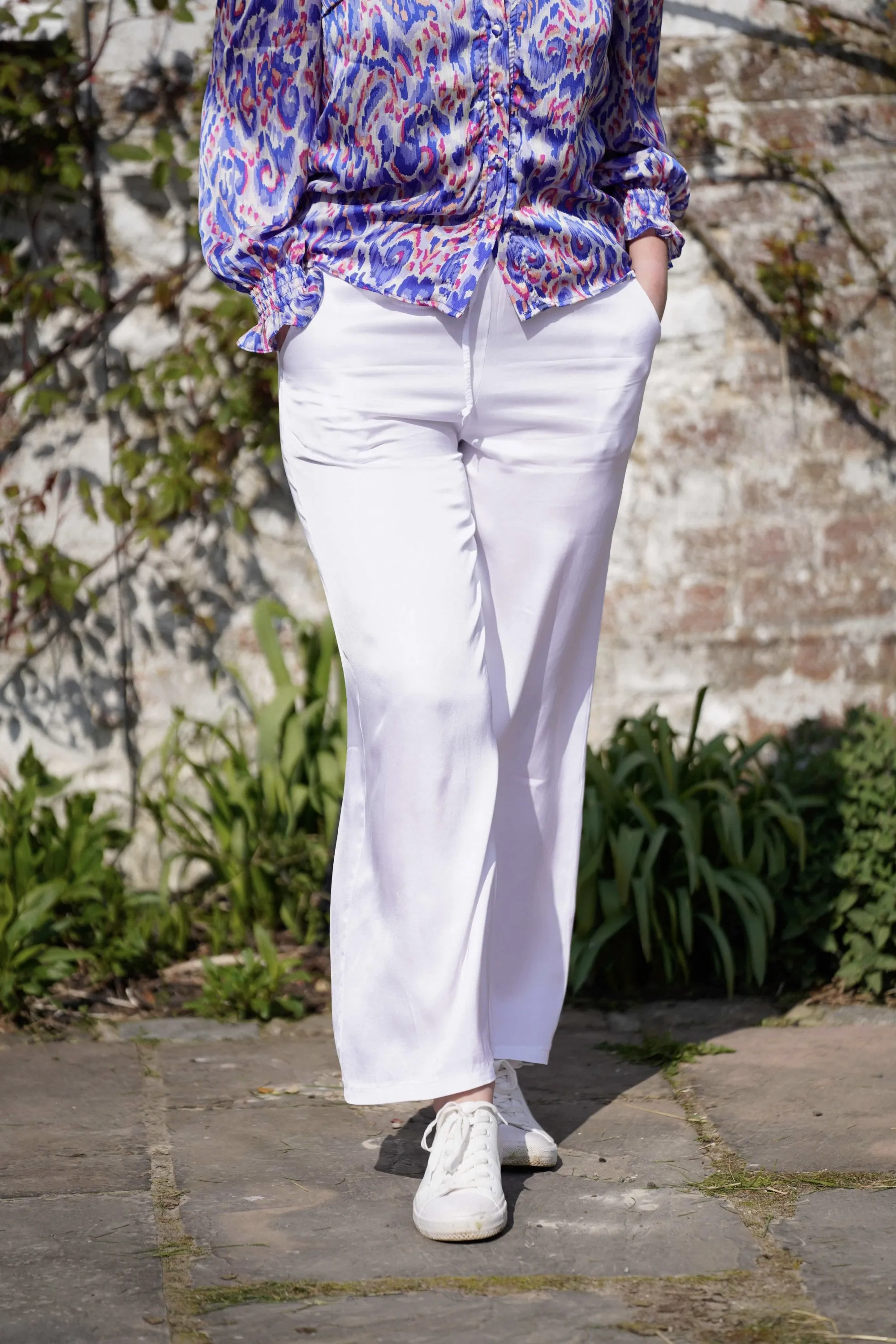 Bali Silk Satin Trousers