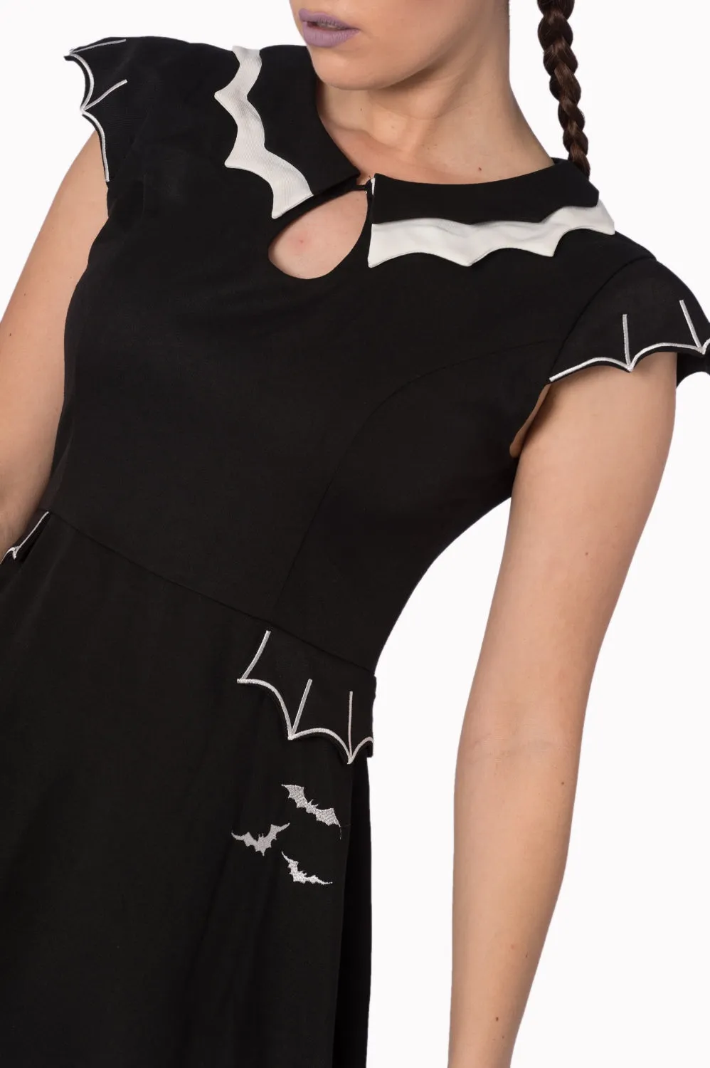 Bell Tower Bat Print Dress