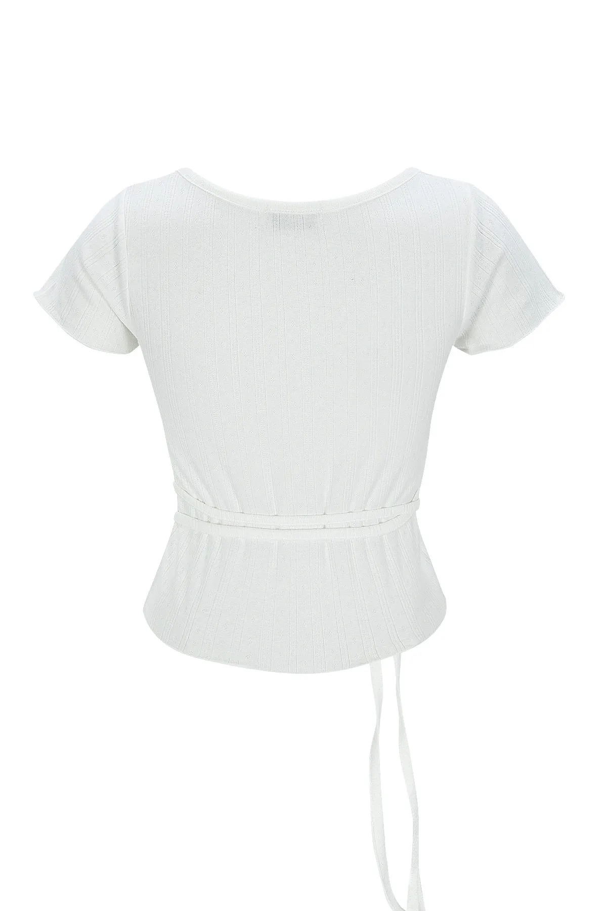 Bellialeu Street Style Plain Cotton Short Sleeve Cardigans