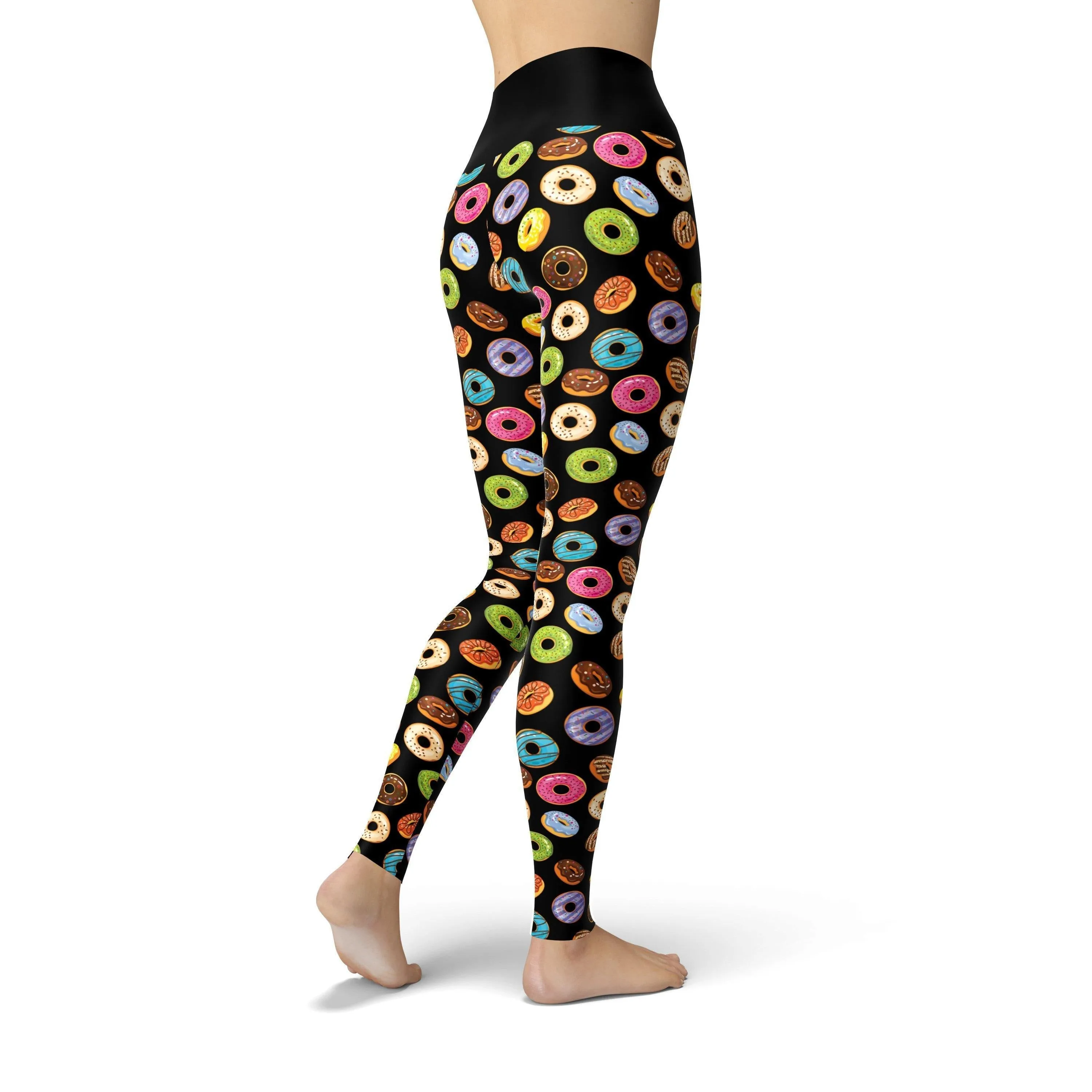 Beverly Donut Shop Leggings - Donut Print Leggings in Beverly