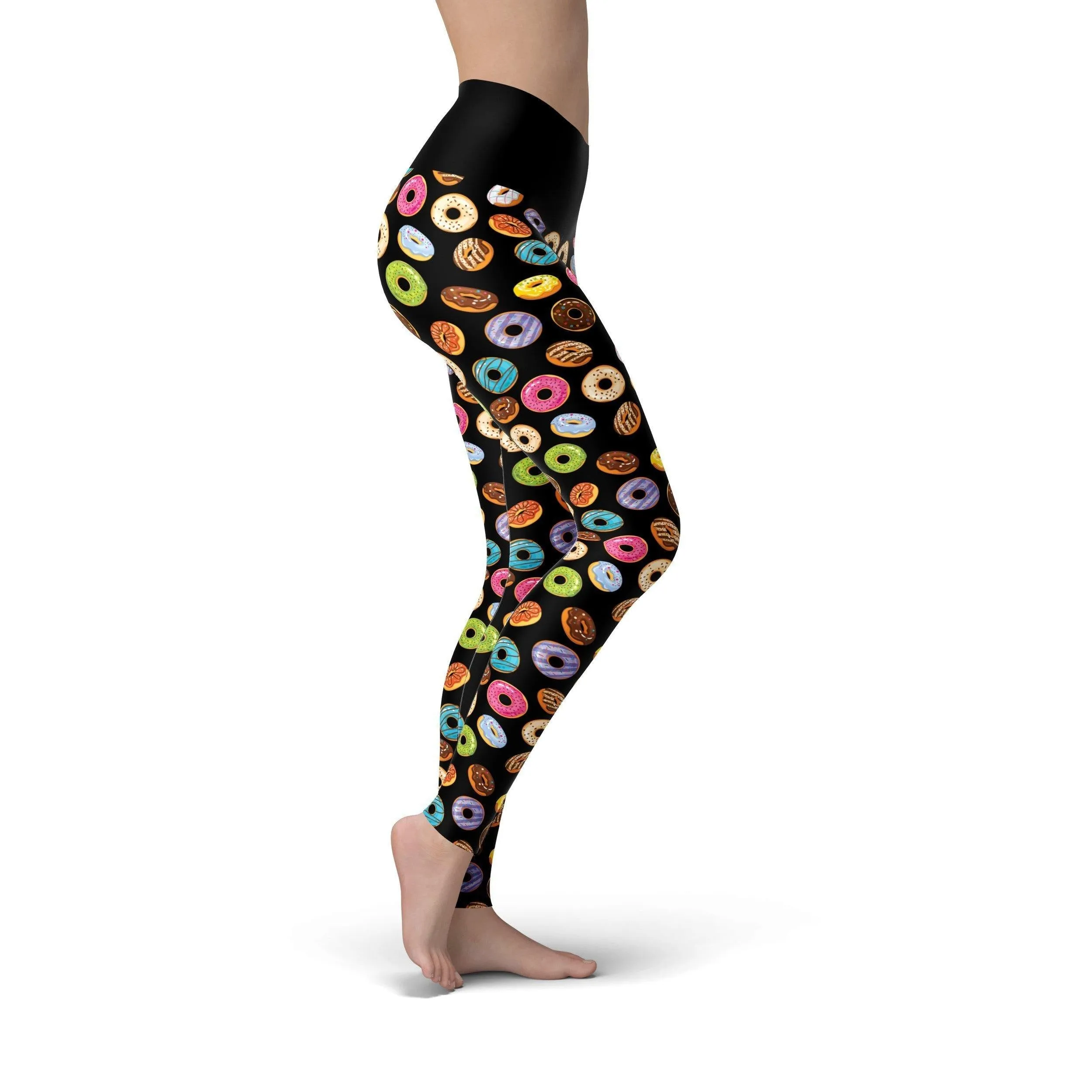 Beverly Donut Shop Leggings - Donut Print Leggings in Beverly