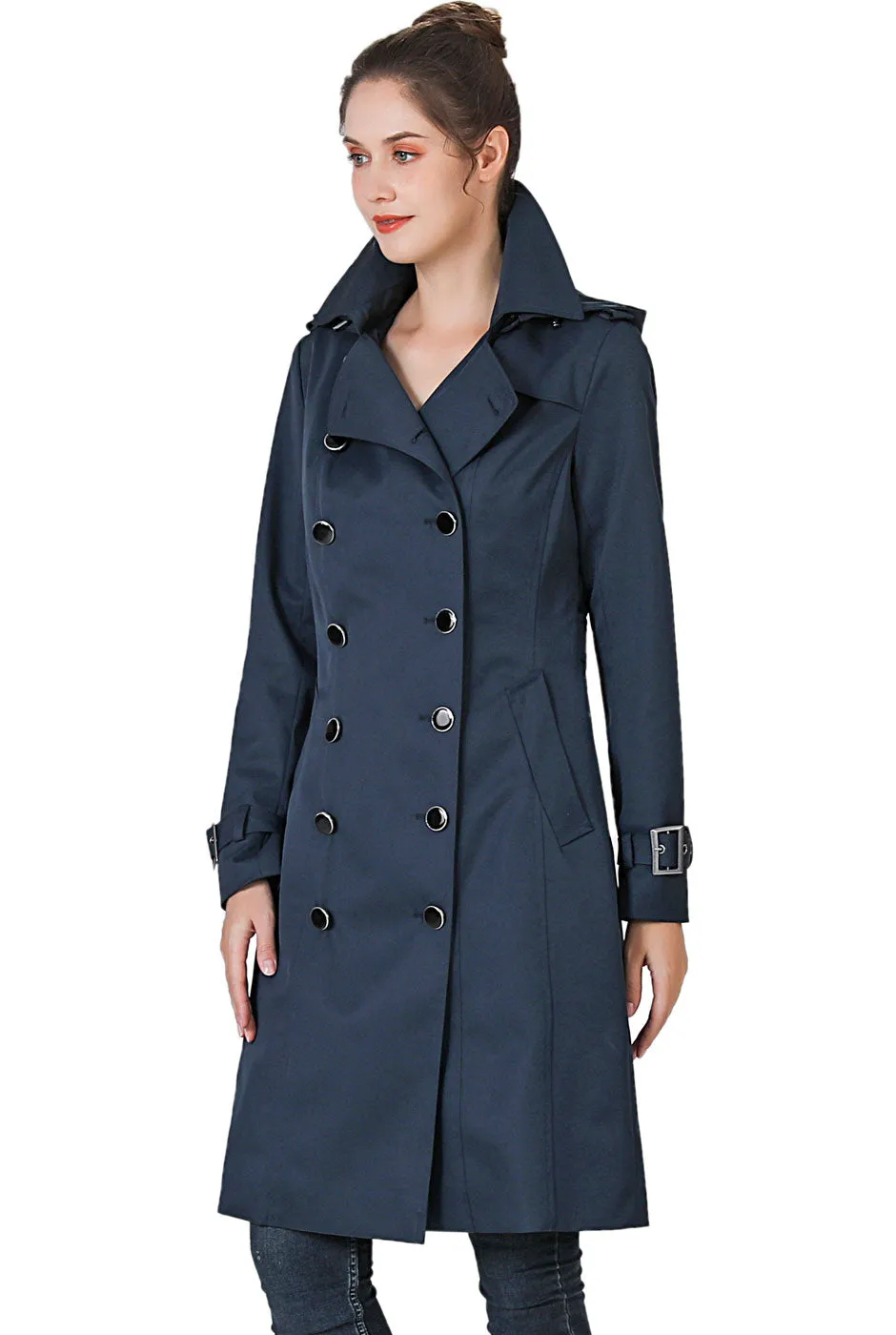 BGSD Women's Waterproof Trench Coat - Karla