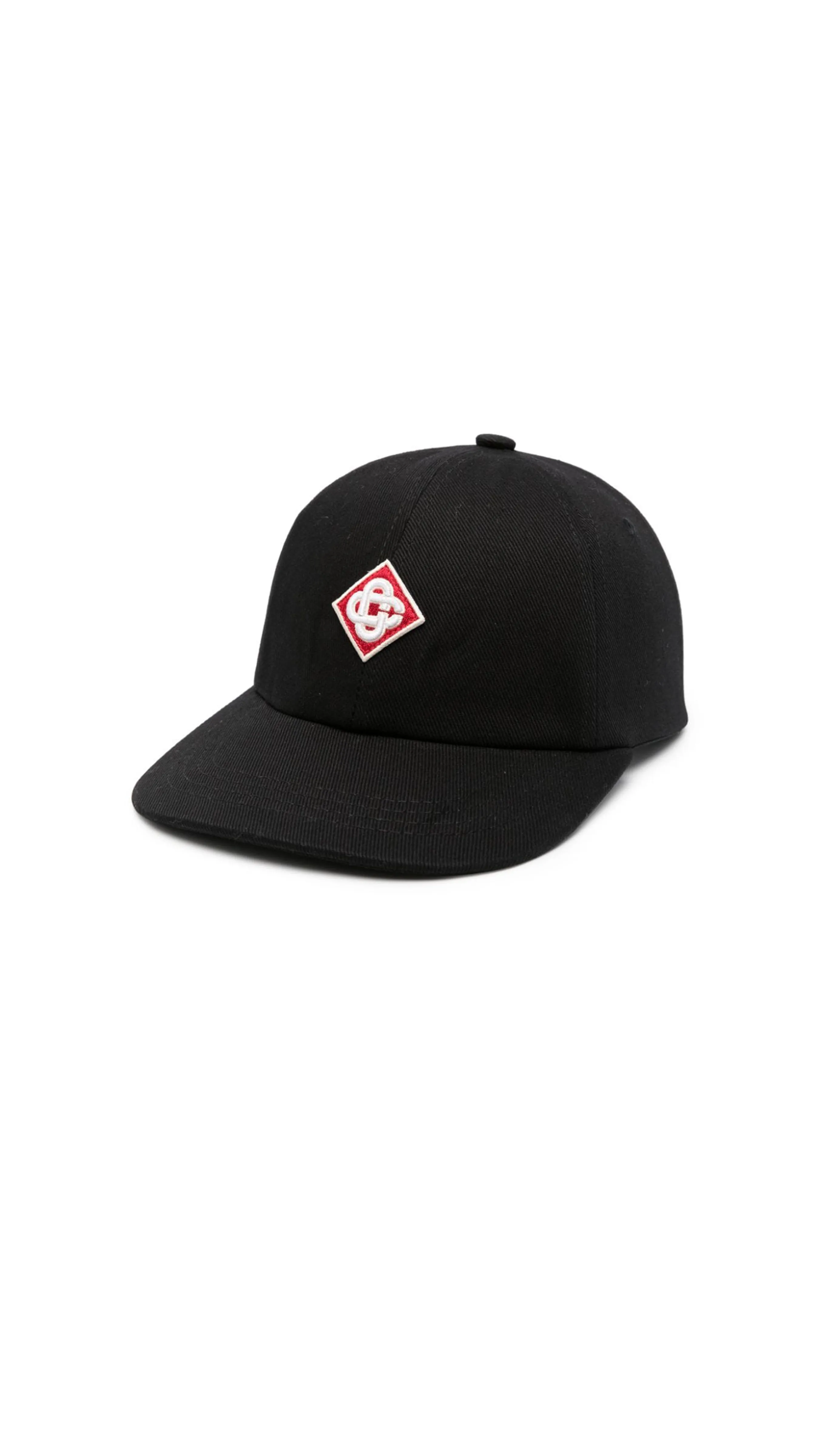 Black Embroidered Cap