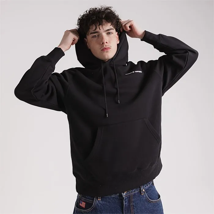 Black Heavyweight Pullover Hoodie - Stirling Sports