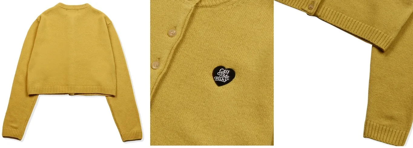 Call Me Baby Logo Cardigans