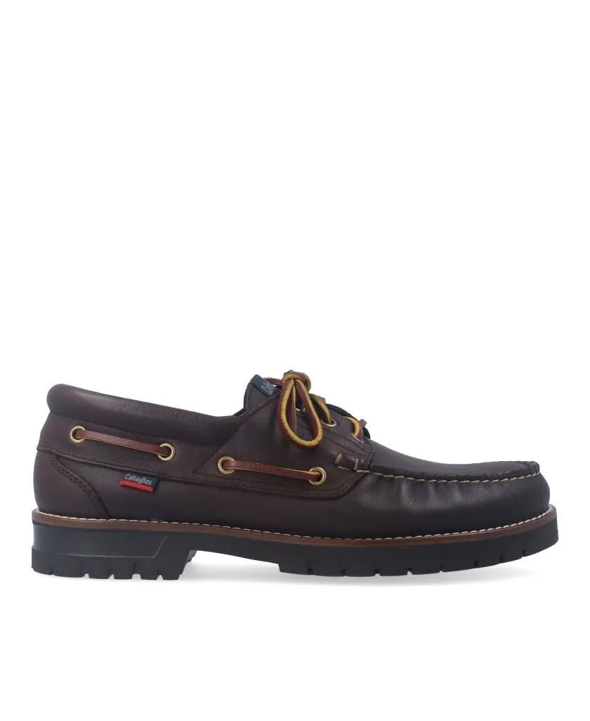 Callaghan Brown Boat Shoes Freeport 12500