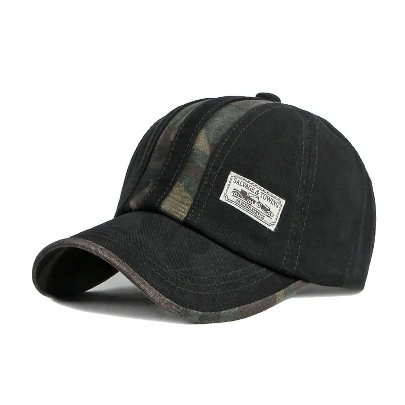 Camouflage Tactical Outdoor Sun Protection Snapback Cap