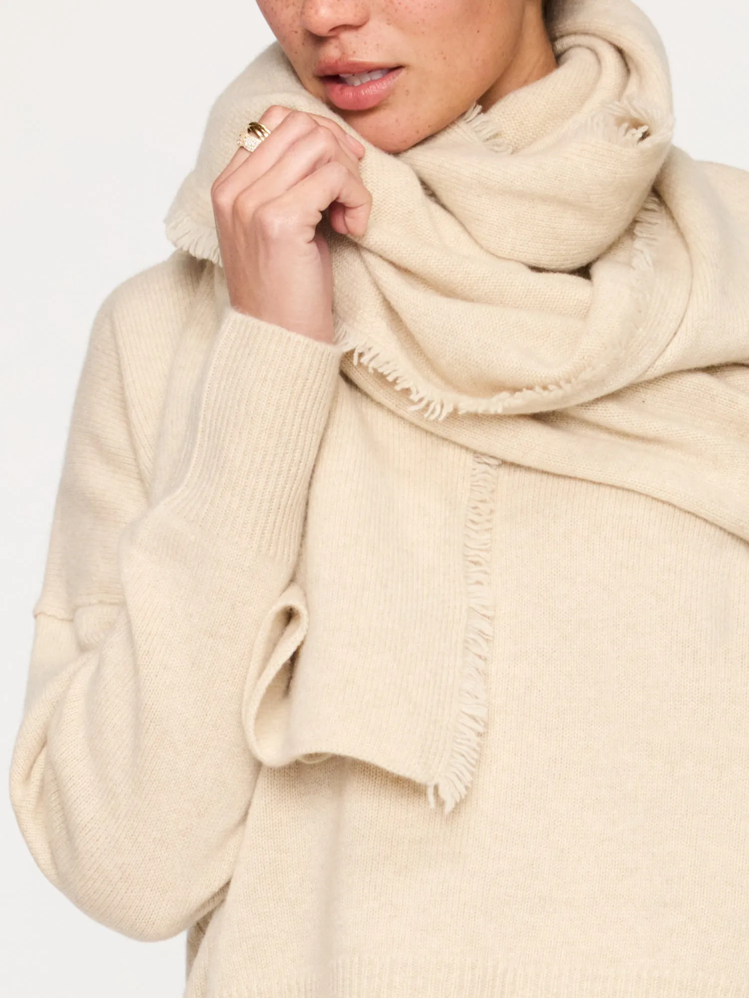 Cashmere Fringe Wrap