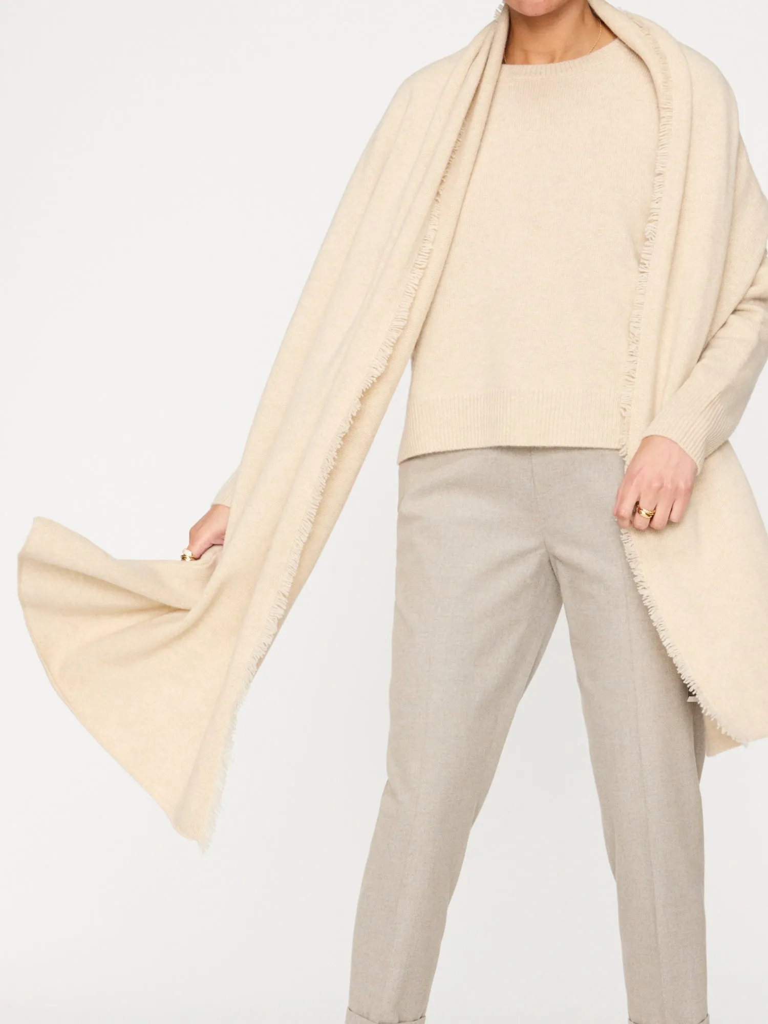 Cashmere Fringe Wrap