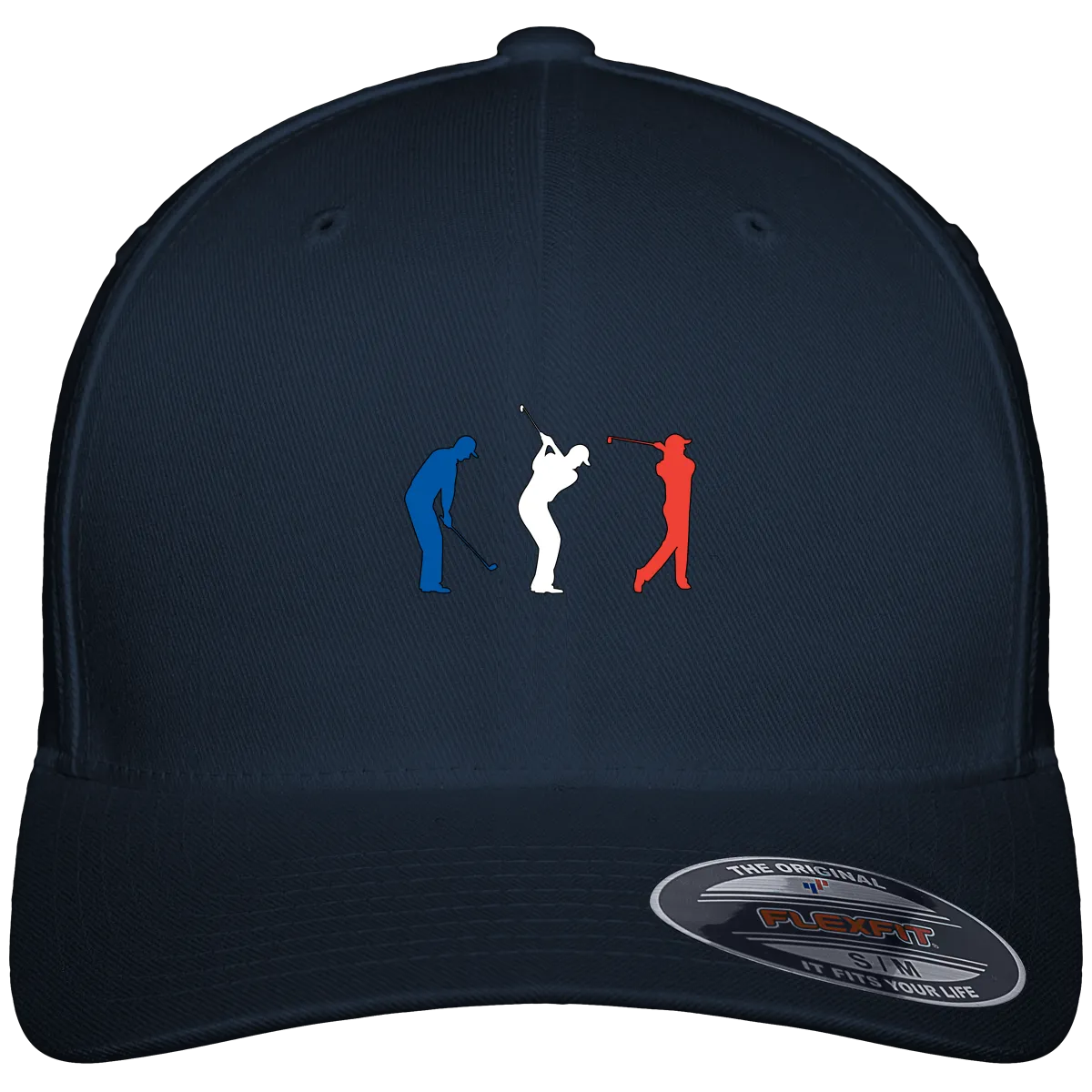 Casquette FlexFit Bleu Blanc Rouge