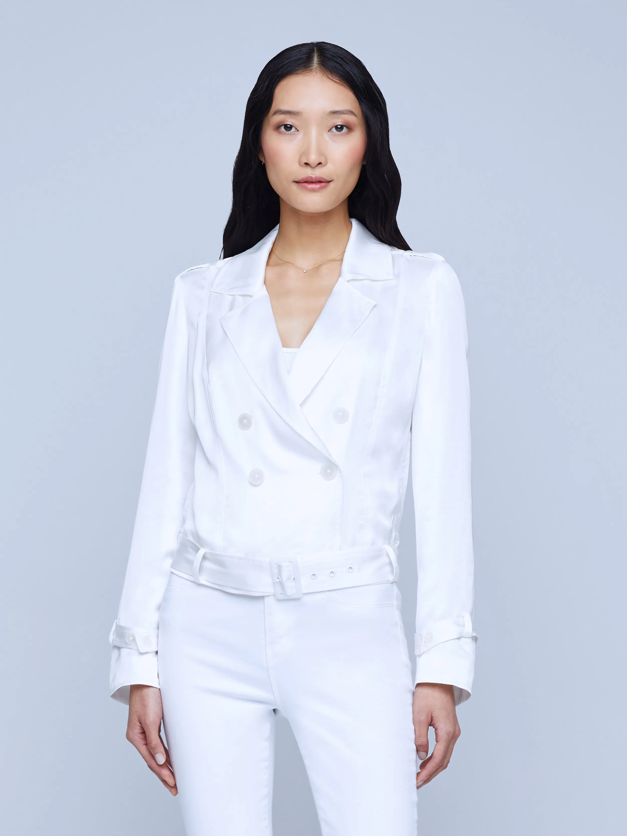 Chic Ivory Outerwear