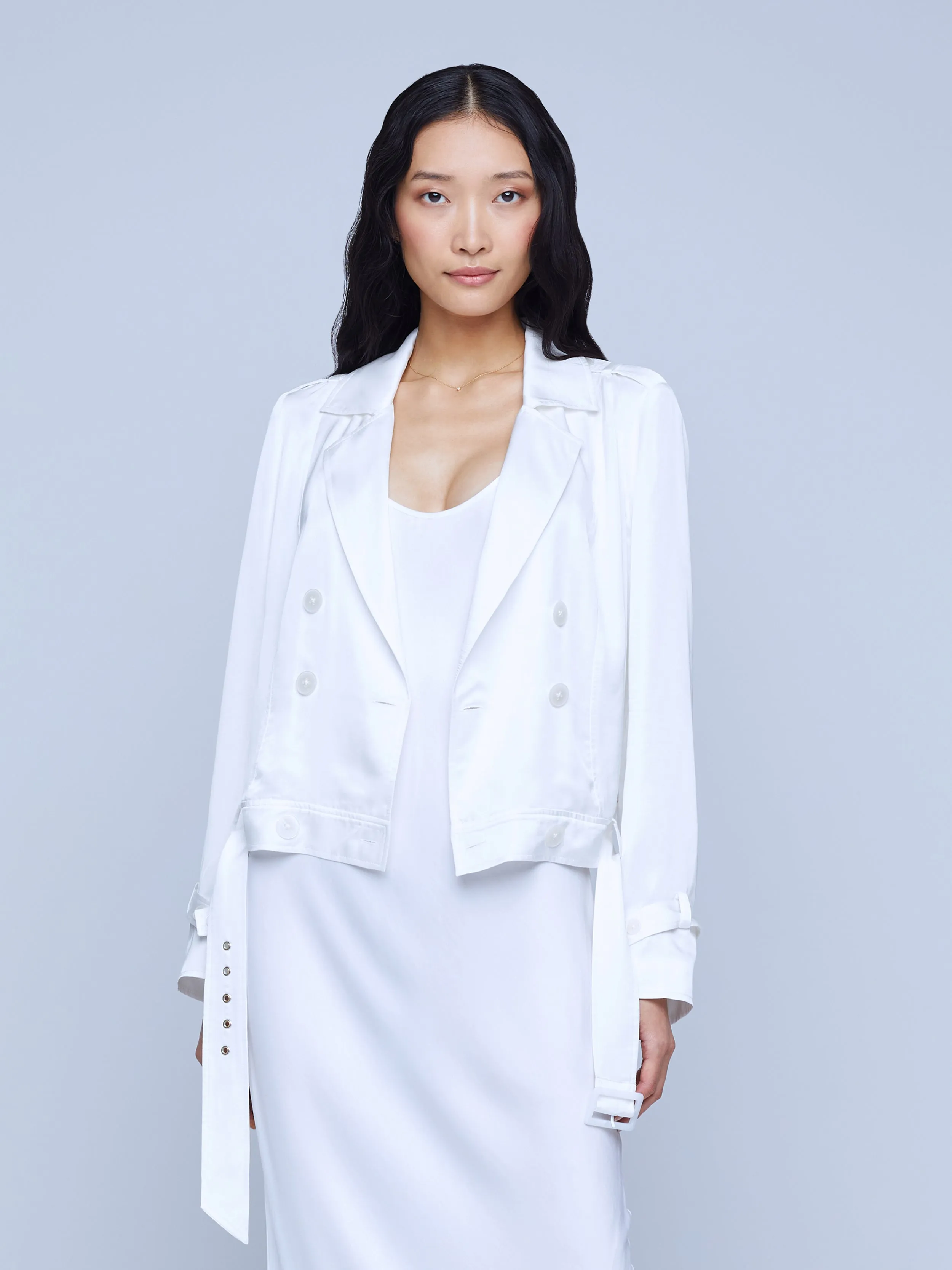 Chic Ivory Outerwear