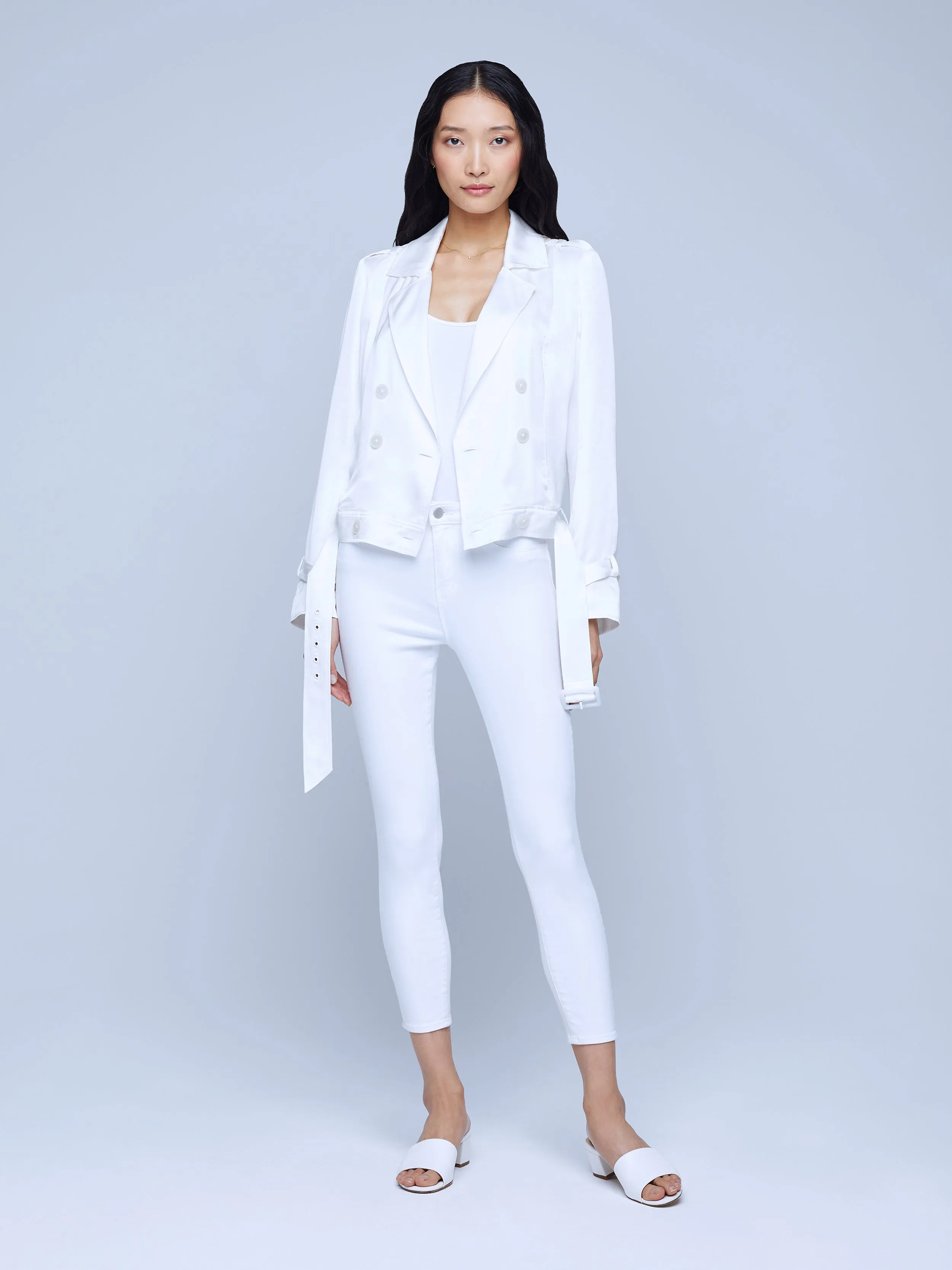 Chic Ivory Outerwear