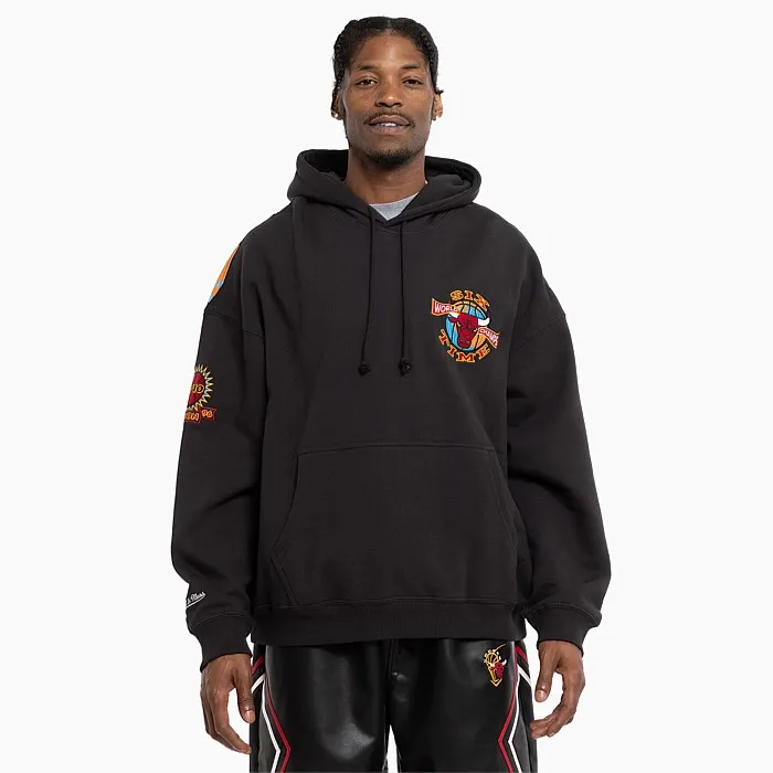 Chicago Bulls 6 Time Hoodie - Stirling Sports