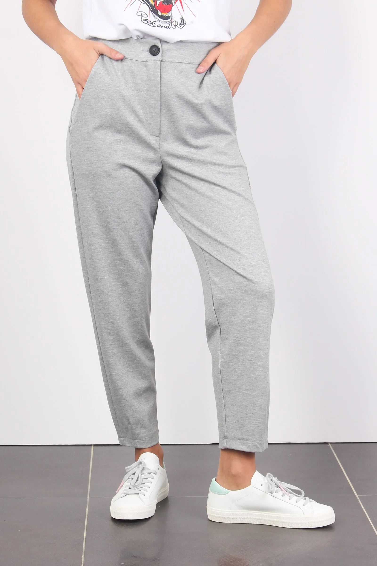 Chino Punto Milano Tasche Grigio