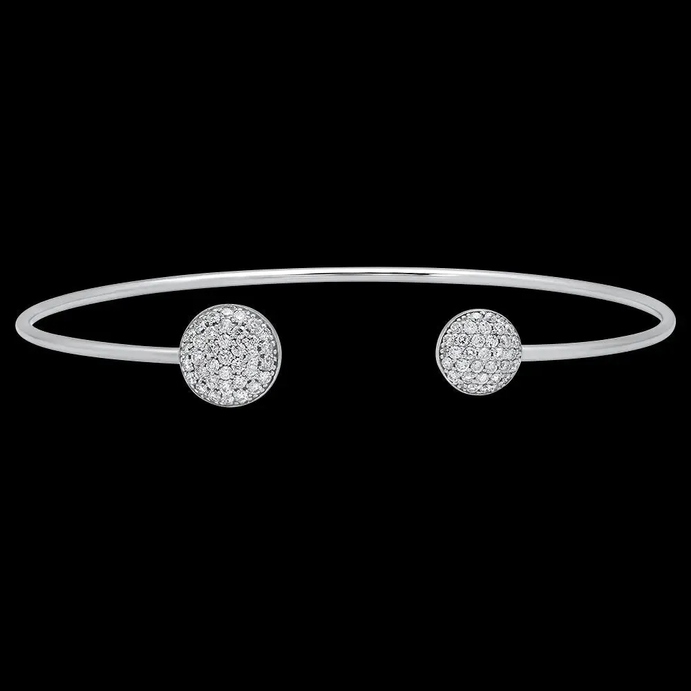 Classic Circles Diamond Cuff