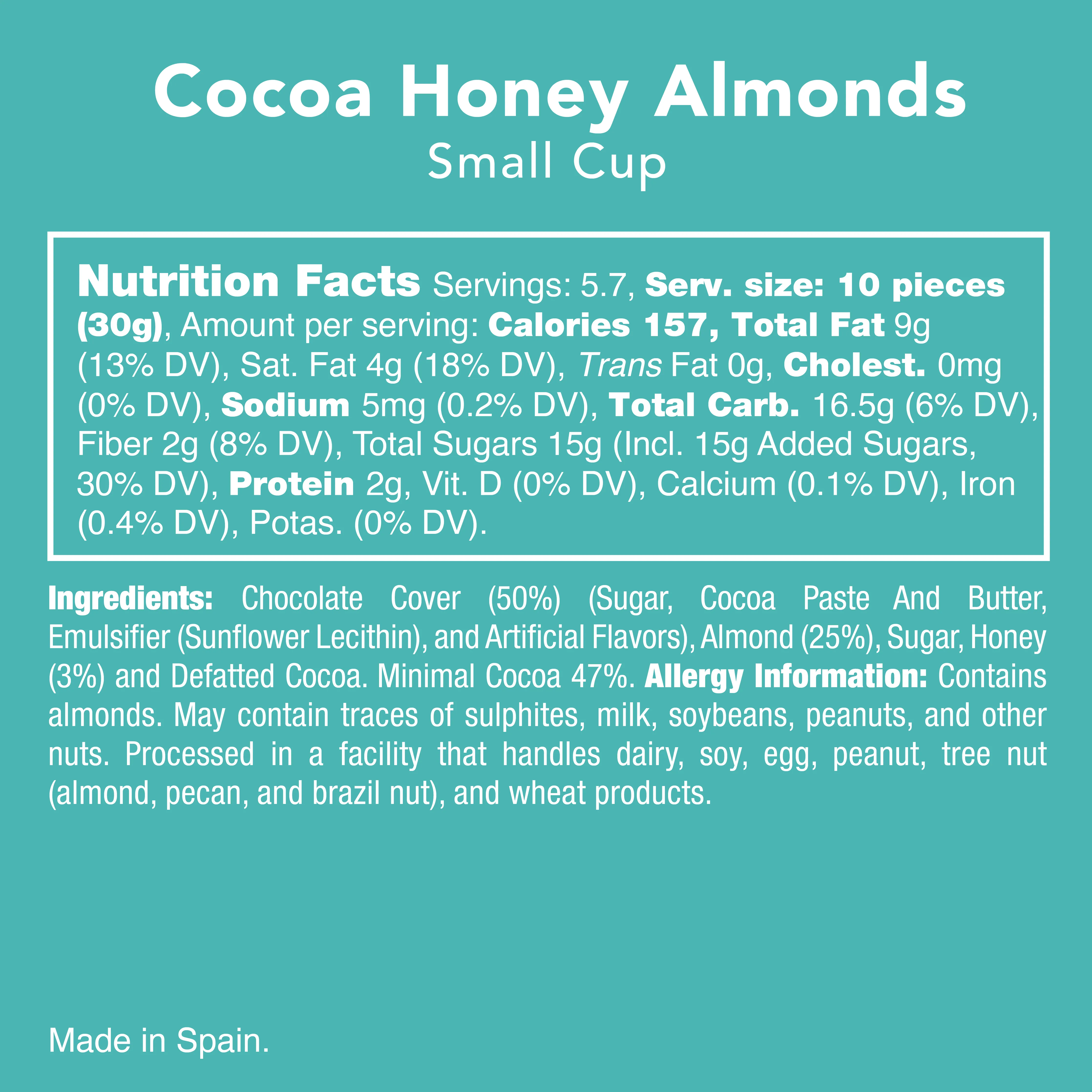 Cocoa Honey Almonds Platinum Collection