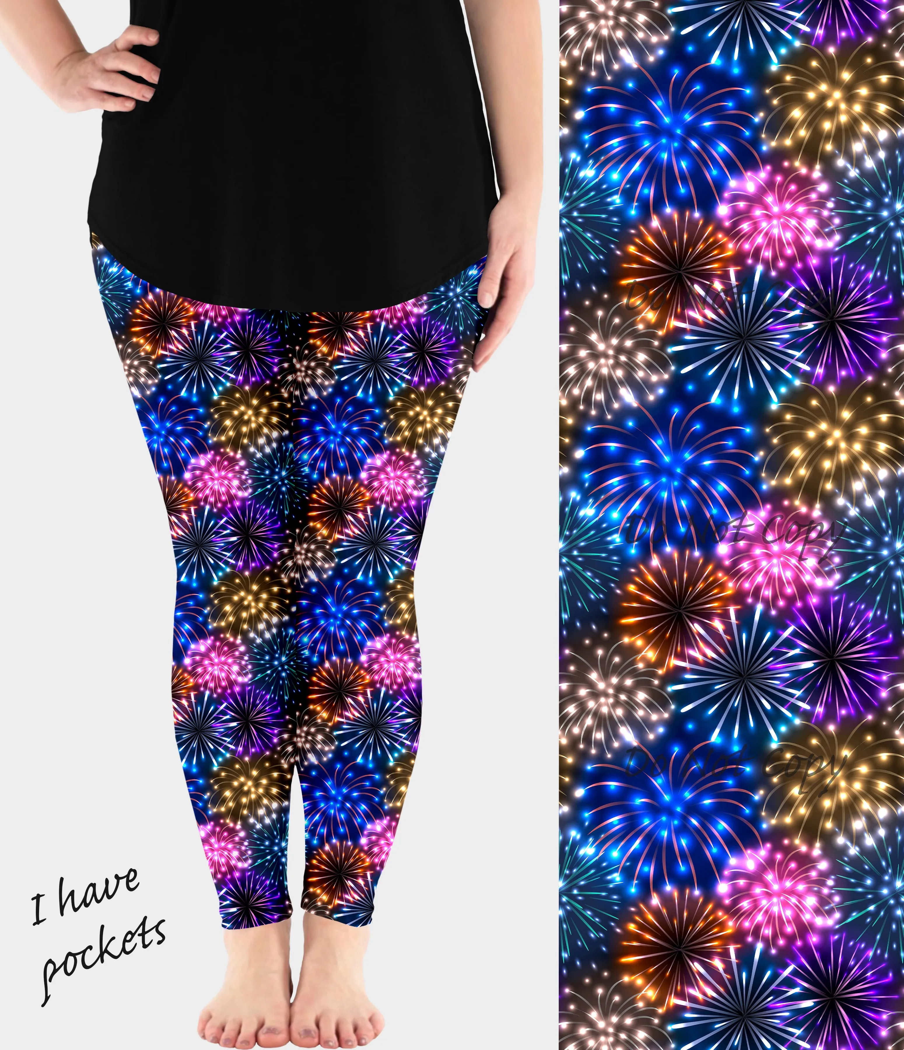 Colorful Leggings with Pockets