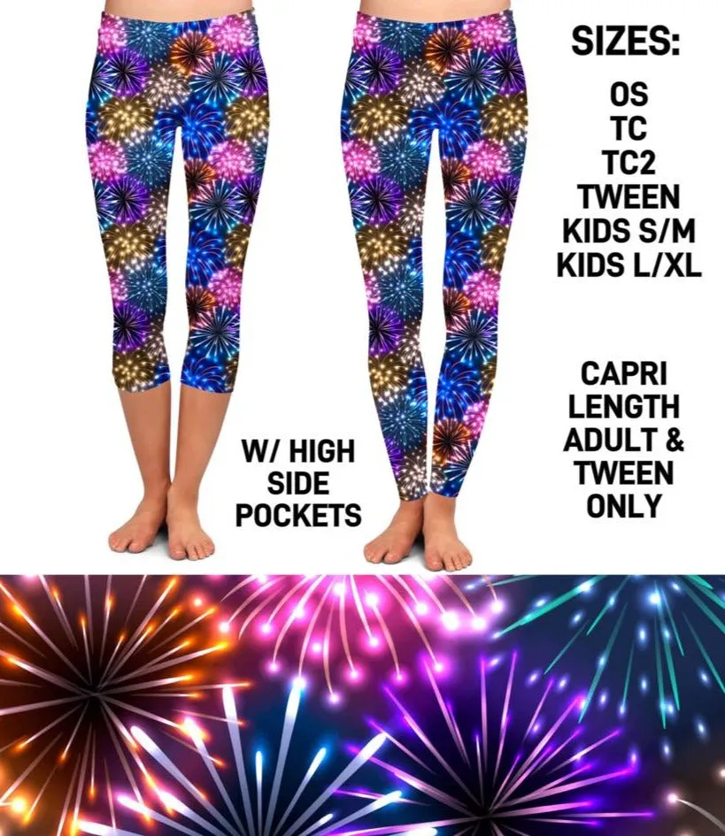 Colorful Leggings with Pockets