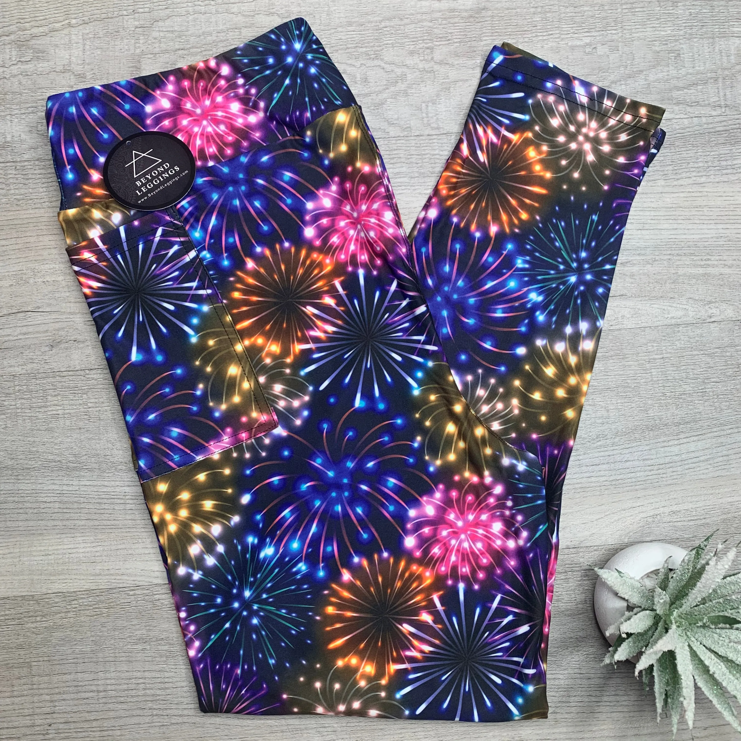 Colorful Leggings with Pockets