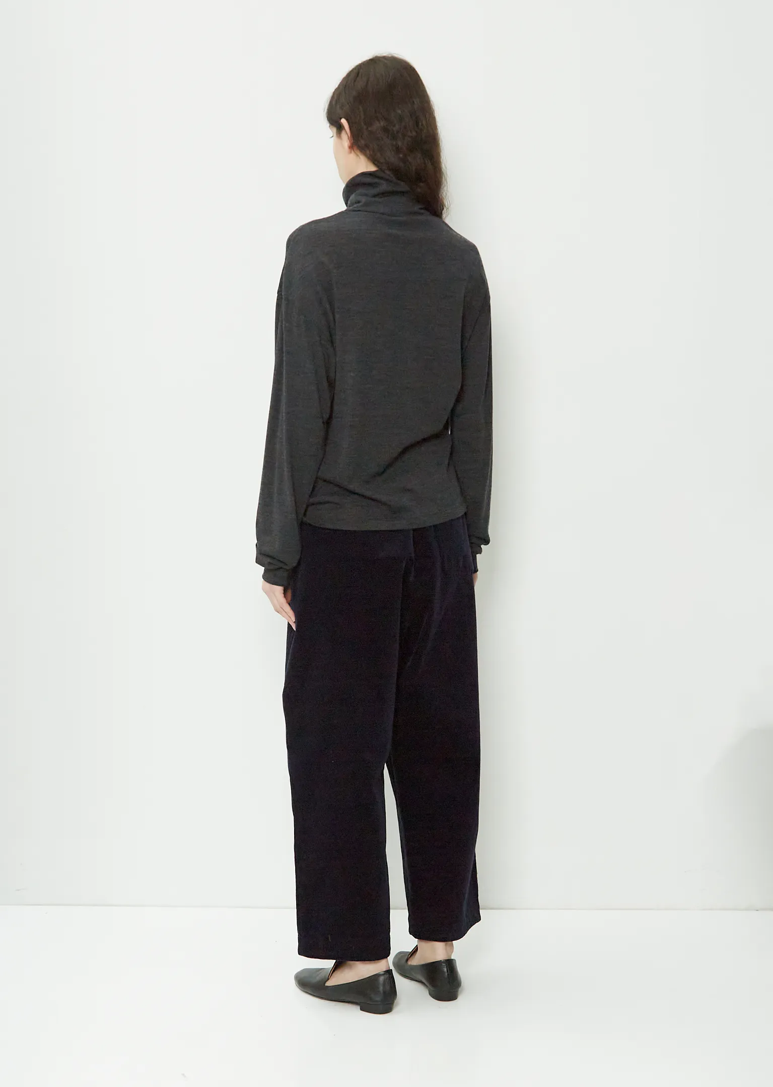 Navy Corduroy Trousers