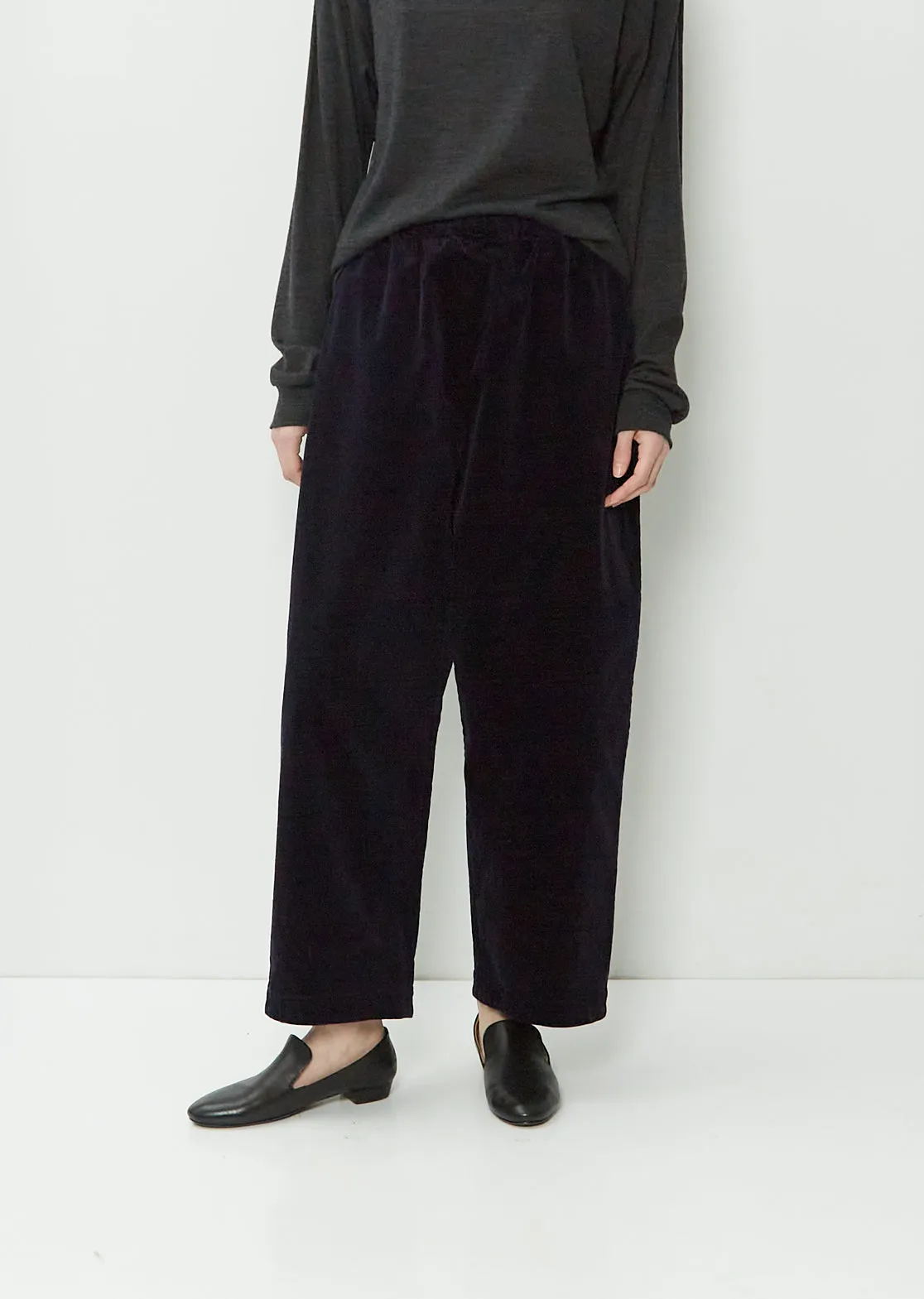 Navy Corduroy Trousers