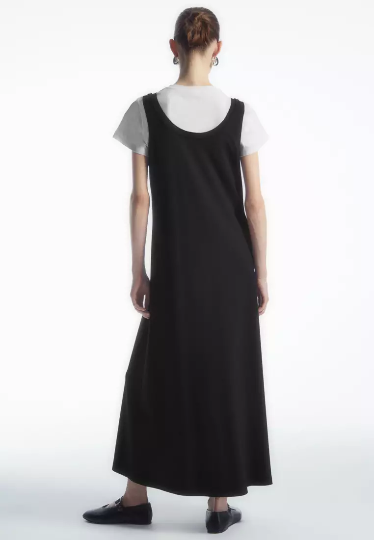 COS Scoop-Neck Jersey Midi Dress