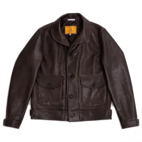 Cossack Leather Jacket by Shangri-la Heritage - Testa di Moro Lambskin