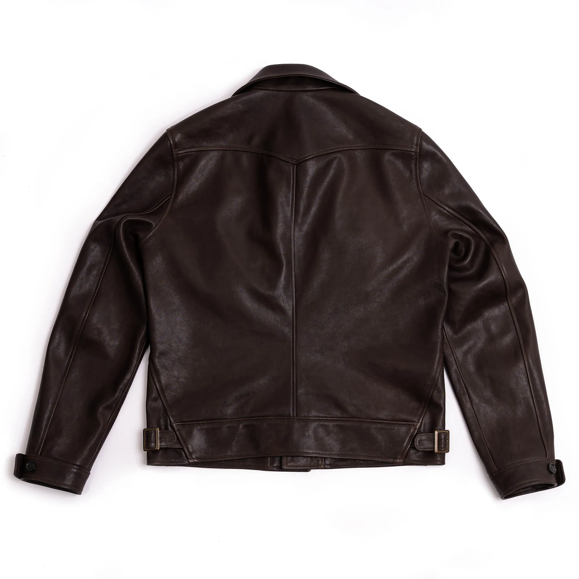 Cossack Leather Jacket by Shangri-la Heritage - Testa di Moro Lambskin