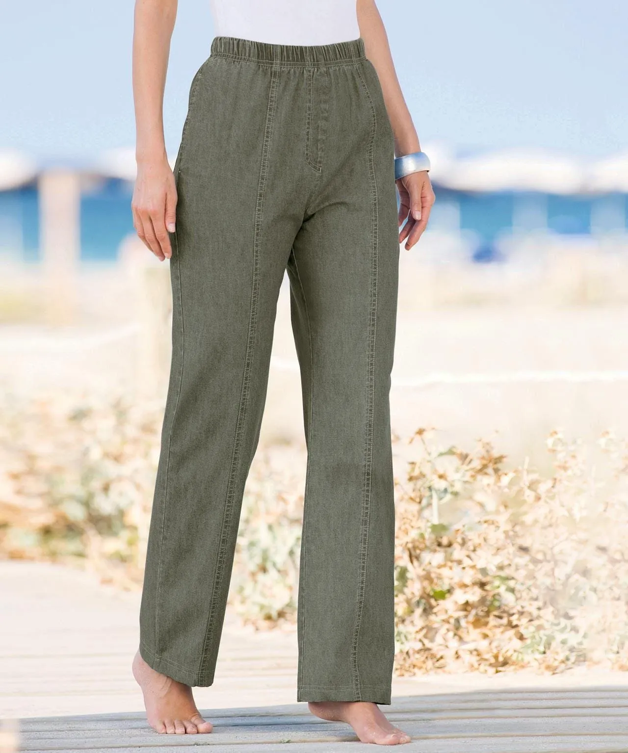 Twill Cotton Trousers