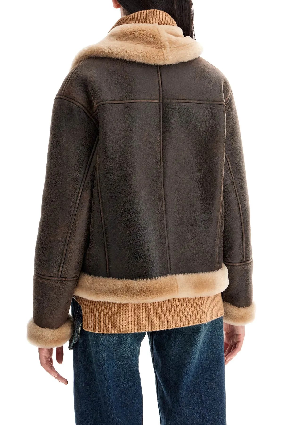 Cozy sheepskin coat