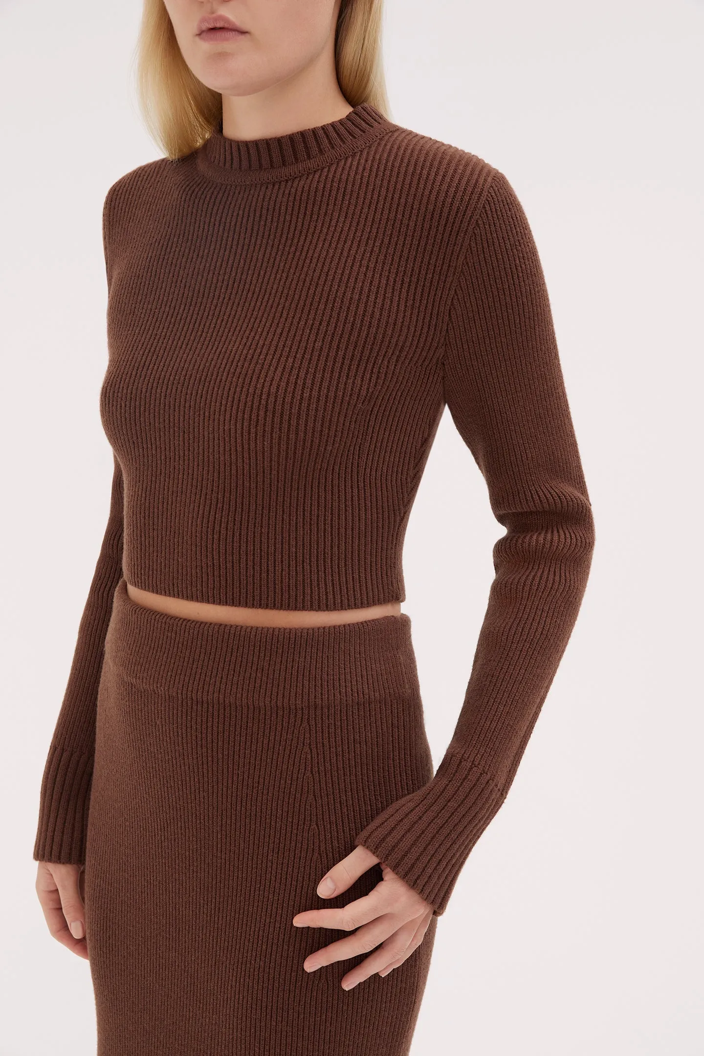 Wool Knit Crop