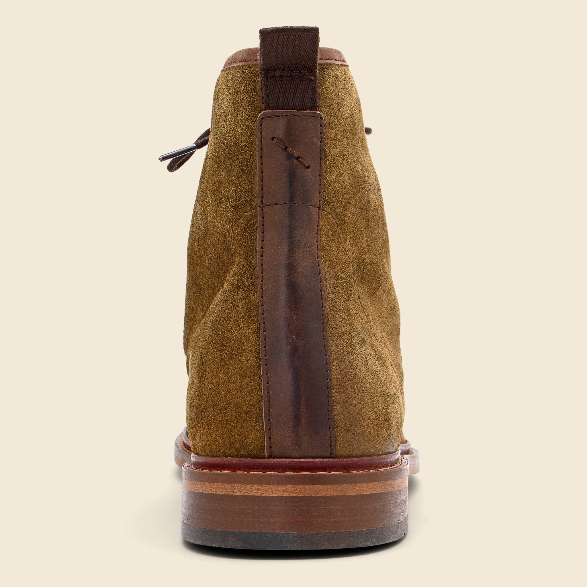 Khaki Curtis Boot with Waxed Finish