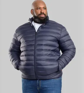 D555 Men's Puffer Jacket with Sleeve Patch (ROWLAND)