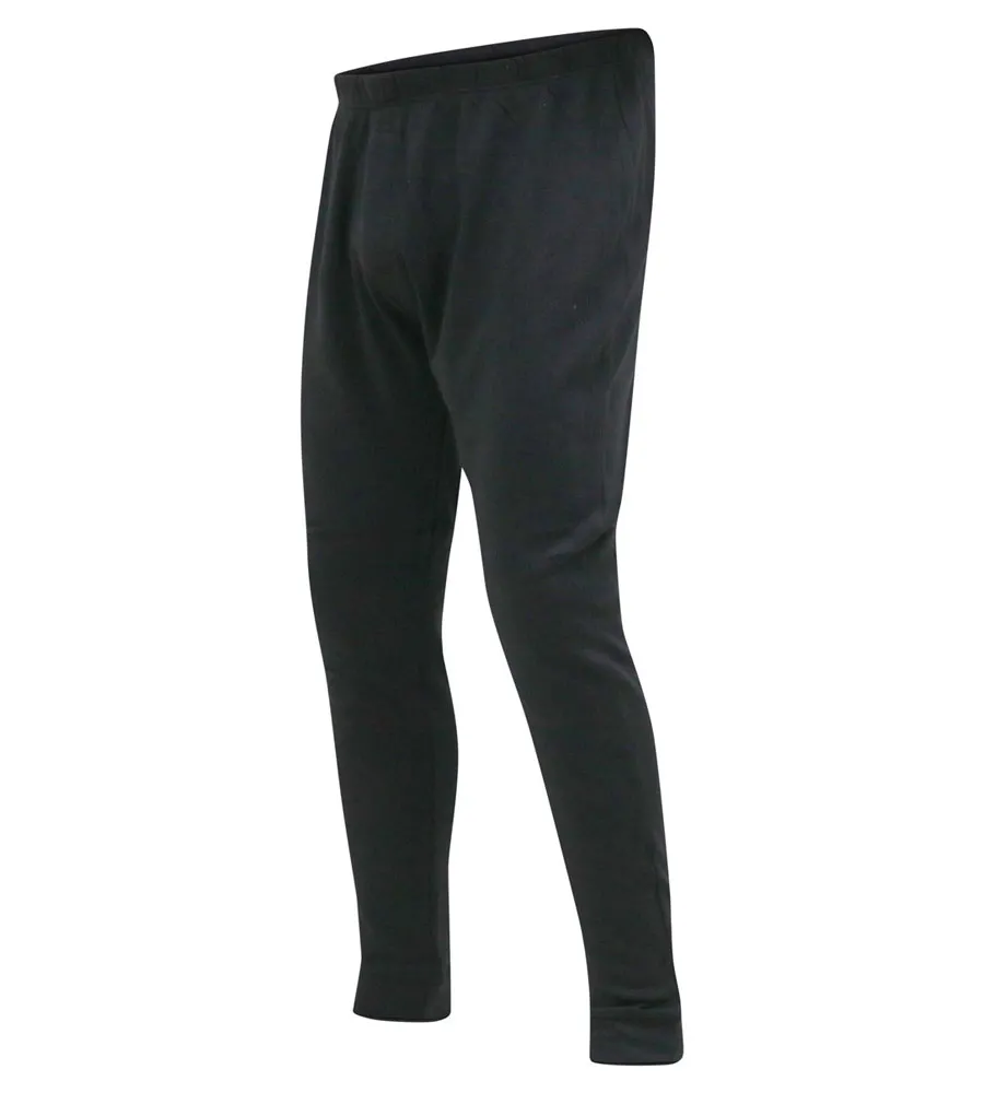 D555 Men's Black Thermal Long Johns Trousers Boston Collection