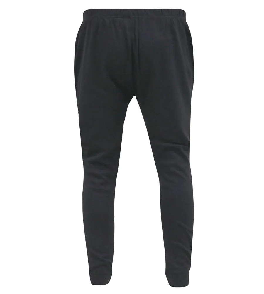 D555 Men's Black Thermal Long Johns Trousers Boston Collection