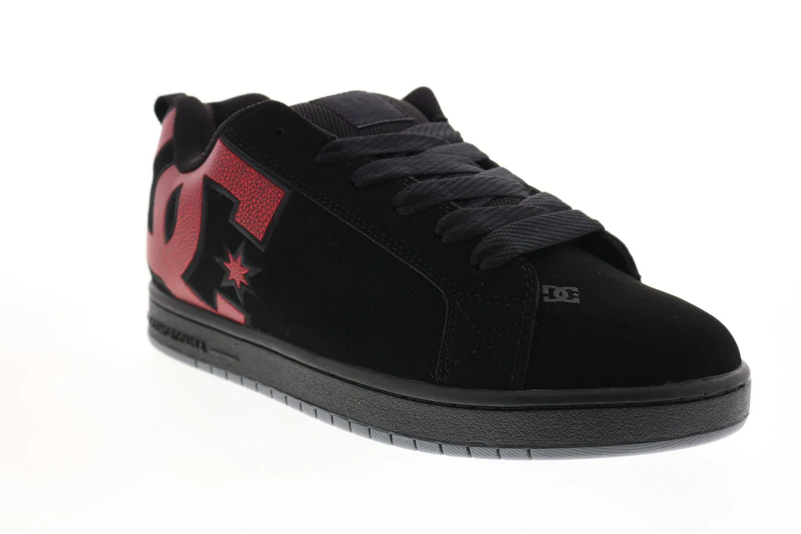 DC Court Graffik 300529 Men's Black Nubuck Skate Shoes