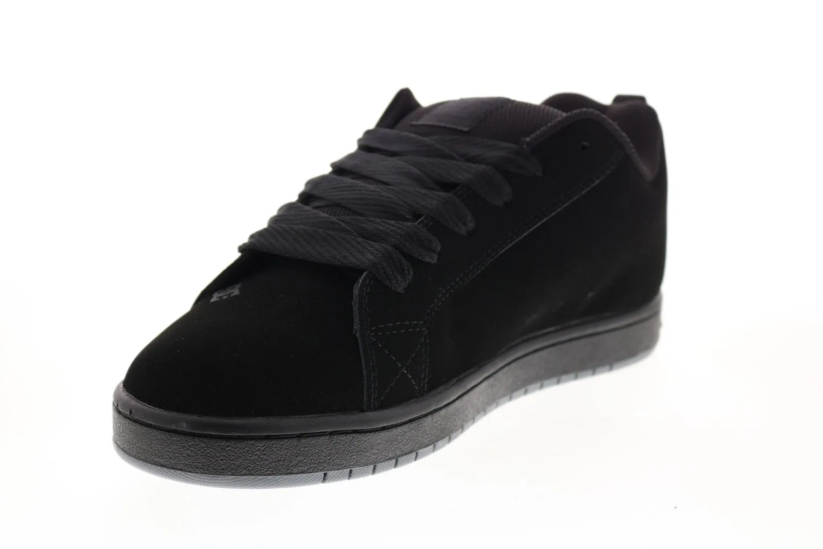 DC Court Graffik 300529 Men's Black Nubuck Skate Shoes